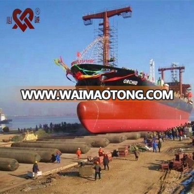 Ship parts natural rubber floating pontoon for vessel lifting